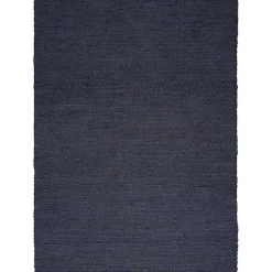 Kirklands Home Jaxon Navy Natural Jute Area Rug, 5x7 Blue New