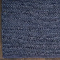 Kirklands Home Jaxon Navy Natural Jute Area Rug, 8x10 Blue Clearance
