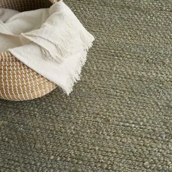 Kirklands Home Jaxon Sage Natural Jute Area Rug, 5x7 Green Sale