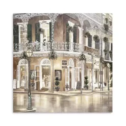 Mardi Gras Decorations>Kirklands Home Jazz Street I Canvas Art Print, 30x30 in.