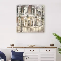Mardi Gras Decorations>Kirklands Home Jazz Street I Canvas Art Print, 30x30 in.