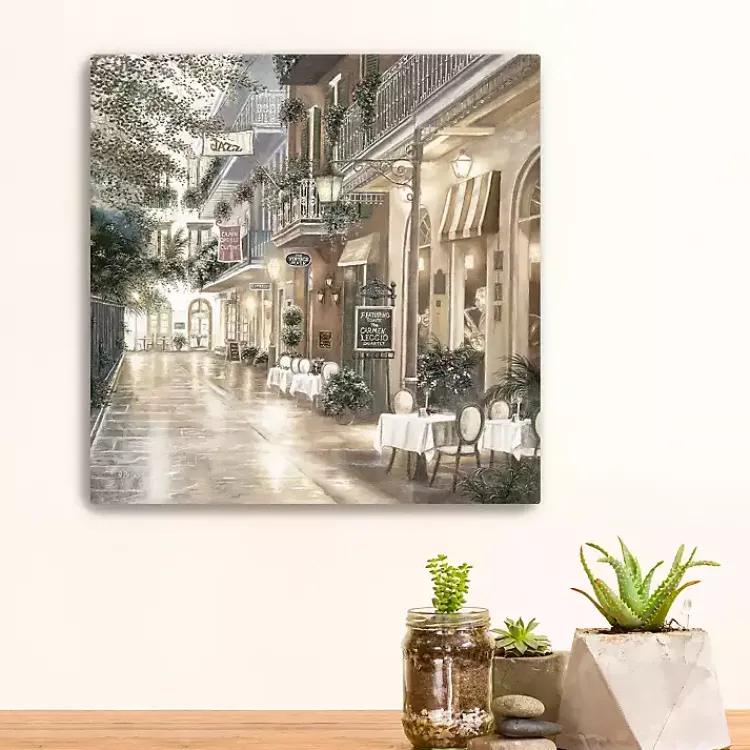 Mardi Gras Decorations>Kirklands Home Jazz Street II Canvas Art Print, 20x20 in.