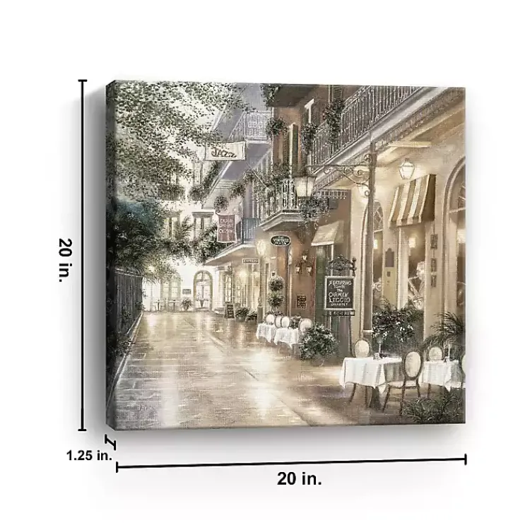 Mardi Gras Decorations>Kirklands Home Jazz Street II Canvas Art Print, 20x20 in.