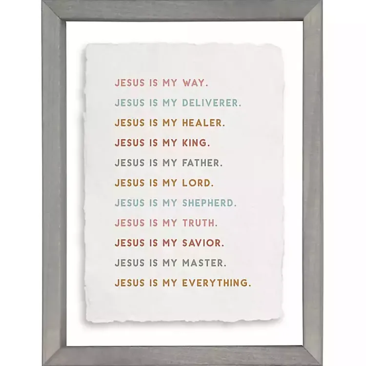 Kirklands Home Jesus is My Everything Wall Plaque Online