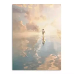 Kirklands Home Jesus Walking on Water Canvas Art Print, 30x40 in. Outlet