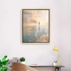 Kirklands Home Jesus Walking on Water Framed Canvas Art Print Hot