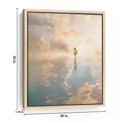 Kirklands Home Jesus Walking on Water Framed Canvas Art Print Hot