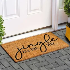 Outdoor Christmas Decorations>Kirklands Home Jingle All the Way Coir Doormat