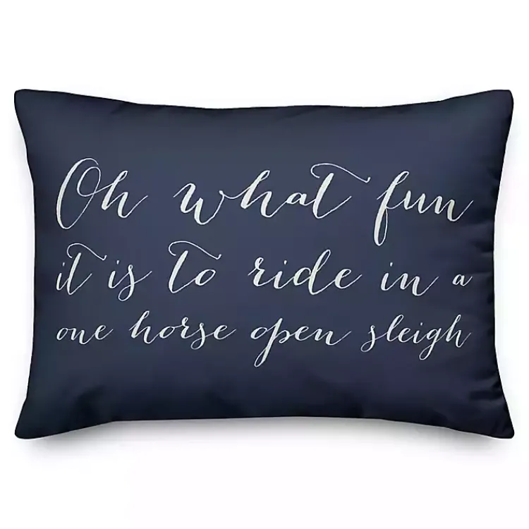 Christmas Pillows>Kirklands Home Jingle Bells Accent Pillow