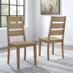 Kirklands Home Jolie Ladder Back 2-pc. Dining Chair Set Tan Discount
