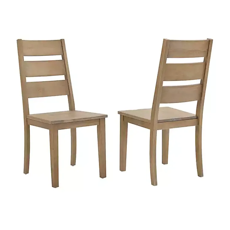 Kirklands Home Jolie Ladder Back 2-pc. Dining Chair Set Tan Discount