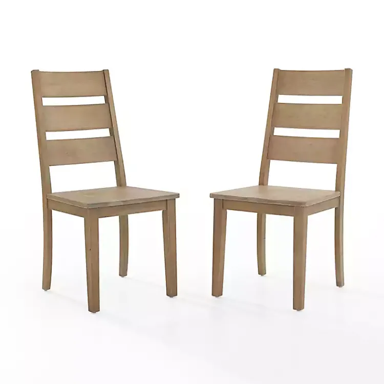 Kirklands Home Jolie Ladder Back 2-pc. Dining Chair Set Tan Discount