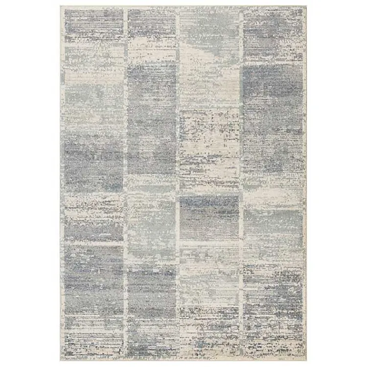 Kirklands Home Jordan Aly Modern Area Rug, 6x9 Gray Outlet