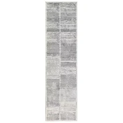 Kirklands Home Jordan Aly Modern Runner, 2x10 Gray Best