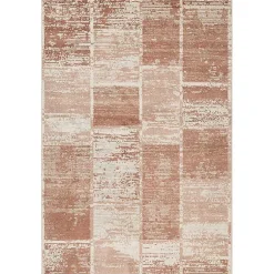 Kirklands Home Jordan Aly Sand Modern Area Rug, 5x7 Red Best