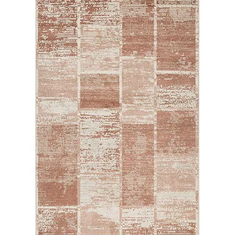 Kirklands Home Jordan Aly Sand Modern Area Rug, 5x7 Red Best