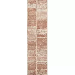 Kirklands Home Jordan Aly Sand Modern Runner, 2x10 Red Online