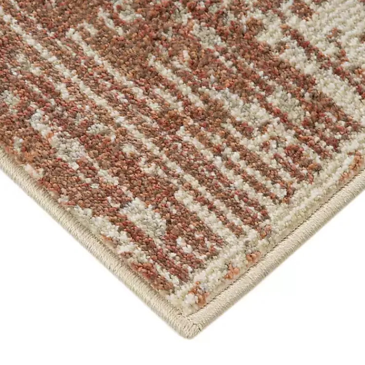 Kirklands Home Jordan Aly Sand Modern Runner, 2x10 Red Online