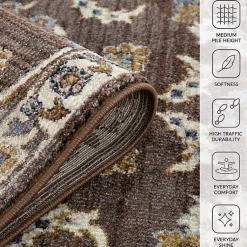 Kirklands Home Jordan Bea Runner, 2x10 Brown Best