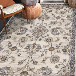 Kirklands Home Jordan Bea Charcoal Area Rug, 7x10 Online
