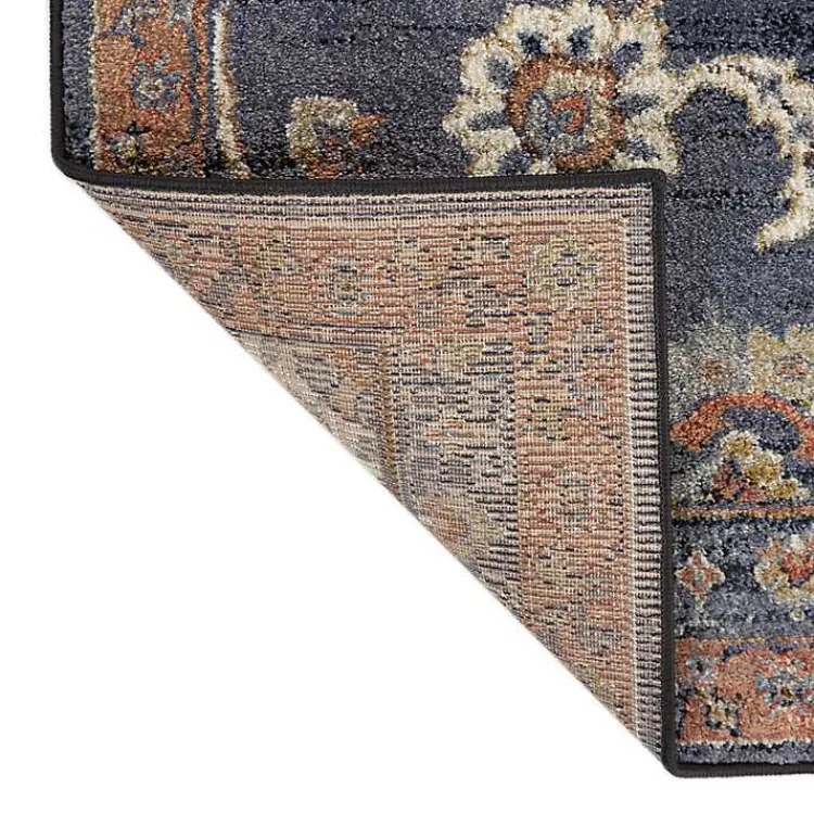 Kirklands Home Jordan Bea Navy Blue Area Rug, 6x9