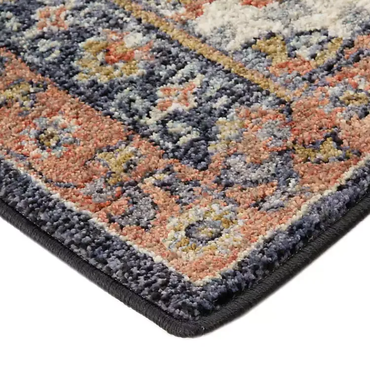 Kirklands Home Jordan Bea Navy Blue Area Rug, 6x9