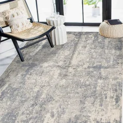 Kirklands Home Jordan Cary Area Rug, 5x6 Gray Hot