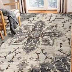 Kirklands Home Jordan Eva Medallion Area Rug, 5x7 New