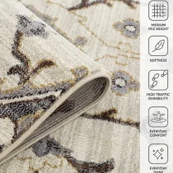 Kirklands Home Jordan Eva Medallion Runner, 2x10 Discount
