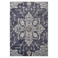 Kirklands Home Jordan Eva Medallion Area Rug, 6x9 Purple Hot