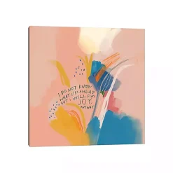 Kirklands Home Joy Anyway Abstract Canvas Art Print Online