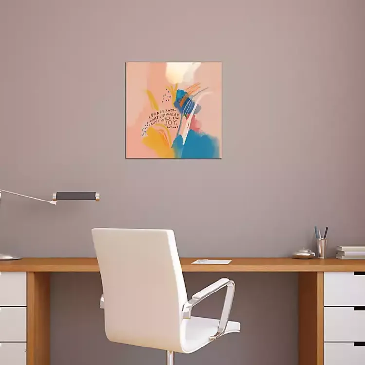 Kirklands Home Joy Anyway Abstract Canvas Art Print Online