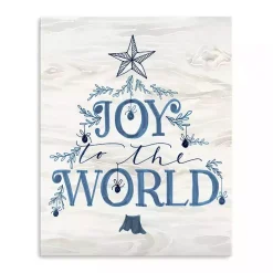 Christmas Art & Wall Decor>Kirklands Home Joy to the World Tree Canvas Print