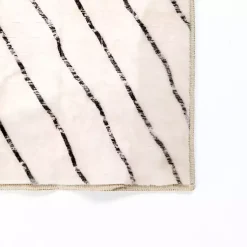 Kirklands Home Julia Black and White Washable Runner, 2x7 Hot