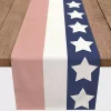 Kirklands Home July 4th Simple Stripe Decorative Table Runner Discount