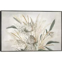 Kirklands Home Juno Framed Canvas Art Print Tan New