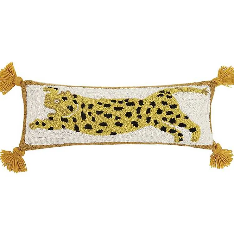 Pillows>Kirklands Home Justina Blakeney Cheetah Wool Lumbar Pillow