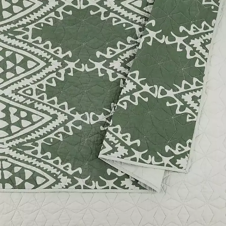 Kirklands Home Justina Blakeney Aisha King Quilt Set Green Hot