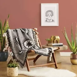Blankets & Throws>Kirklands Home Justina Blakeney Sun Medallion and Dots Throw