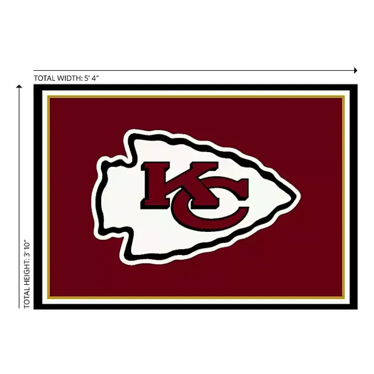 Kirklands Home Kansas City Chiefs Area Rug, 4x6 Red Sale