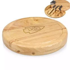 Kirklands Home Kansas City Chiefs Cheese Board and Tool Set Tan New