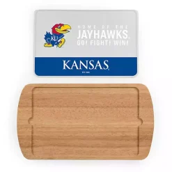 Kirklands Home Kansas Jayhawks Wood and Glass Serving Board Online