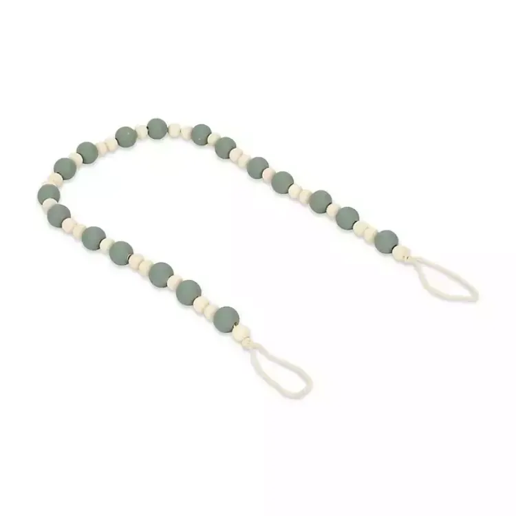 Decorative Accents>Kirklands Home Kara Beaded Wood Decorative Garland Blue