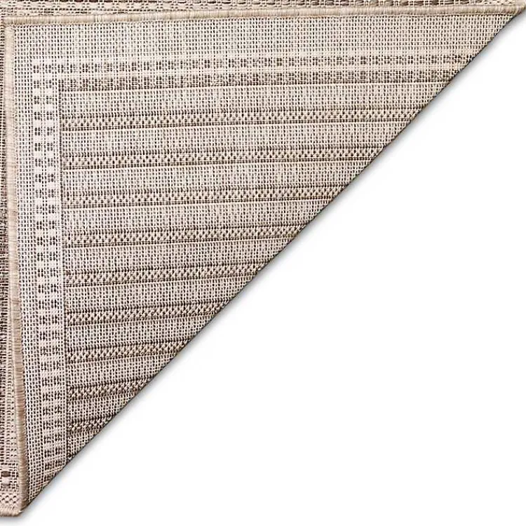 Kirklands Home Kaya Natural Gradient Indoor/Outdoor Runner, 2x7 Tan New