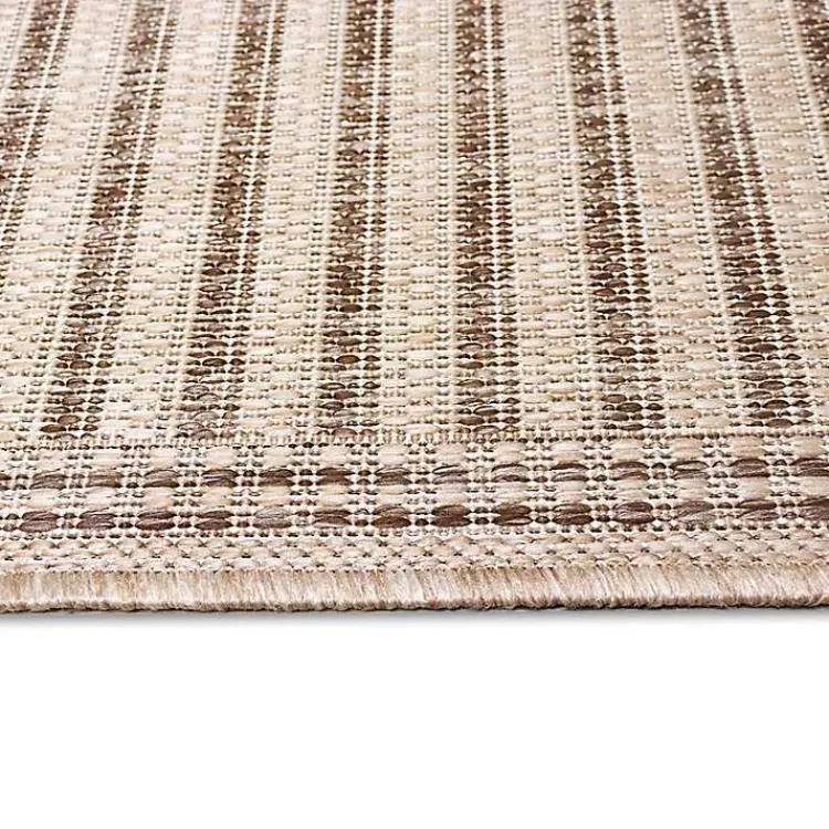 Kirklands Home Kaya Natural Gradient Indoor/Outdoor Runner, 2x7 Tan New