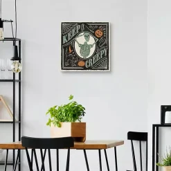 Halloween>Kirklands Home Keep It Creepy Skeleton Canvas Art Print