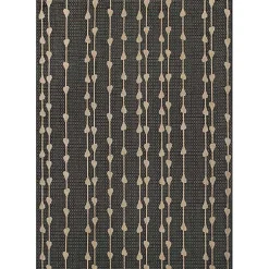 Kirklands Home Kendall Gray Vertical Teardrop Outdoor Rug, 5x8 Clearance