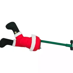 Christmas Tree Decorations>Kirklands Home Kicking Santa Legs Christmas Tree Decoration