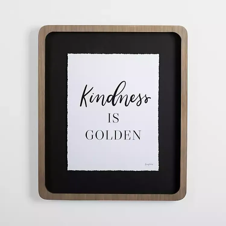 Kirklands Home Kindness is Golden Wall Plaque Discount