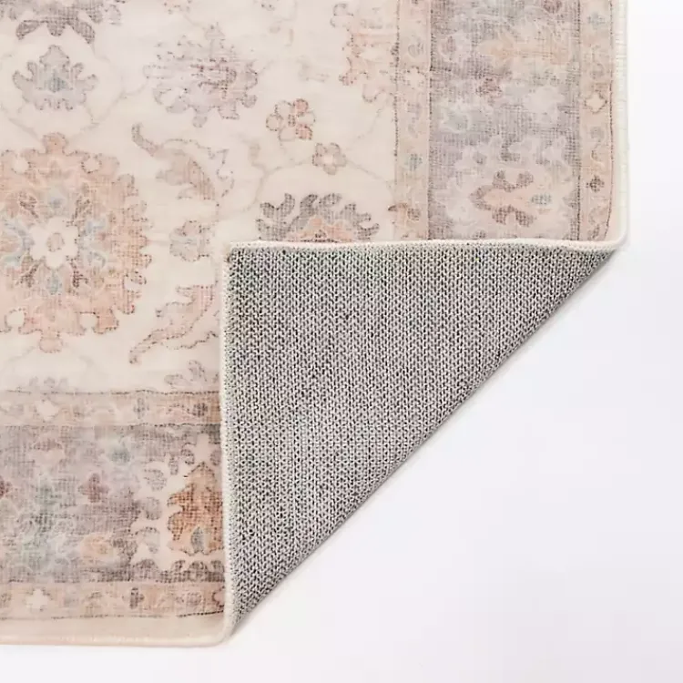 Kirklands Home Kira Traditional Washable Runner, 2x7 Ivory Best
